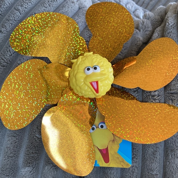 Sesame Street Big Bird & Ernie Set of 2 (one each) Garden Pinwheels ❤️💛 New! 🌞 - Picture 3 of 10